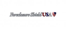 foreclosure shield usa logo design